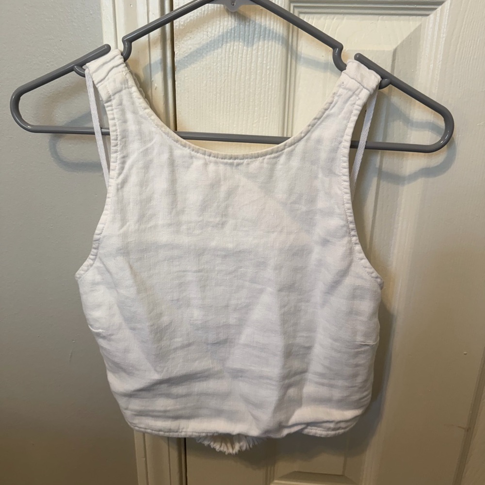 Bella Dahl Cream Sleeveless Top